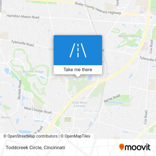Toddcreek Circle map
