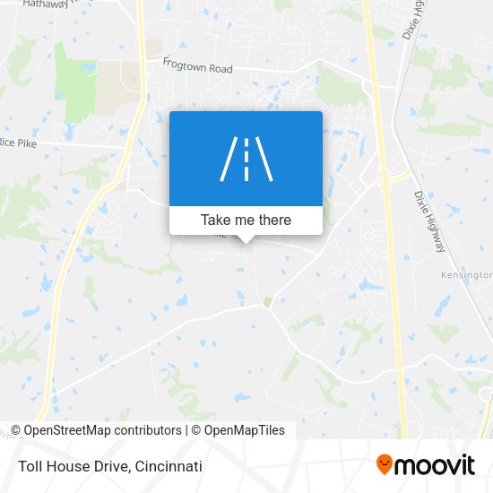 Toll House Drive map