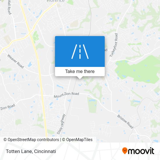 Mapa de Totten Lane