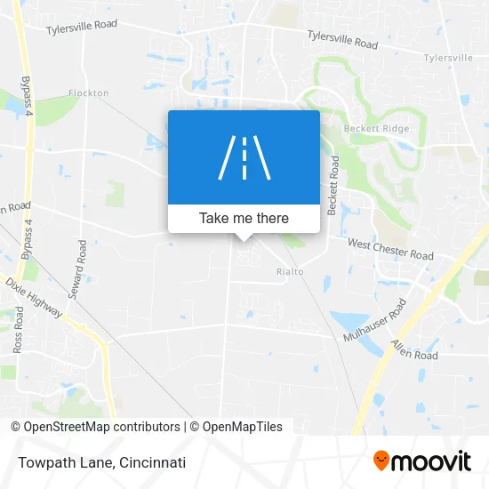 Mapa de Towpath Lane