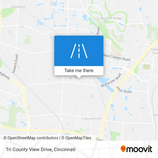 Tri County View Drive map