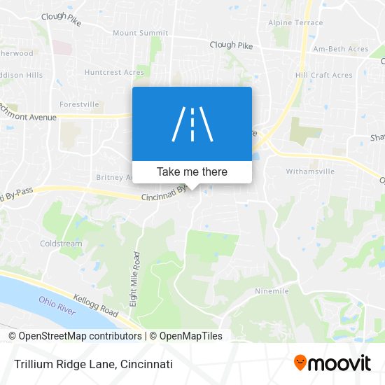 Trillium Ridge Lane map