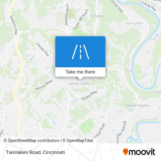 Mapa de Twinlakes Road