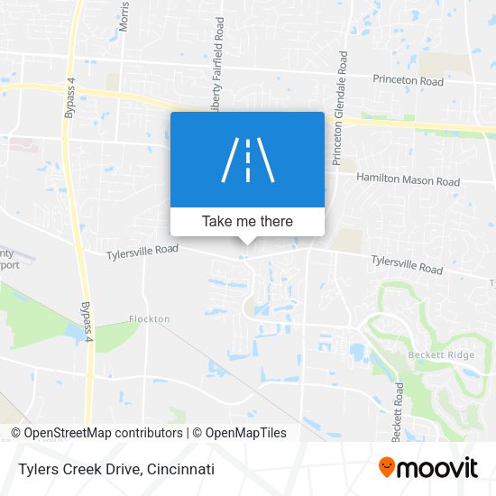 Tylers Creek Drive map