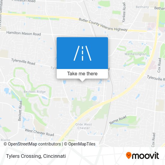 Mapa de Tylers Crossing