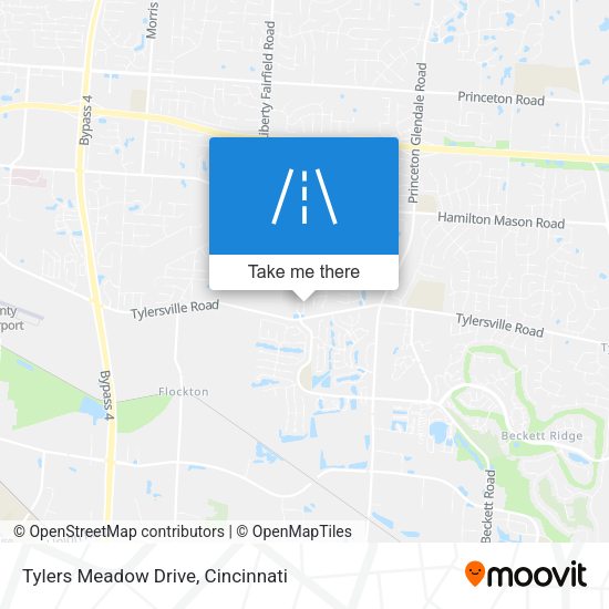 Tylers Meadow Drive map