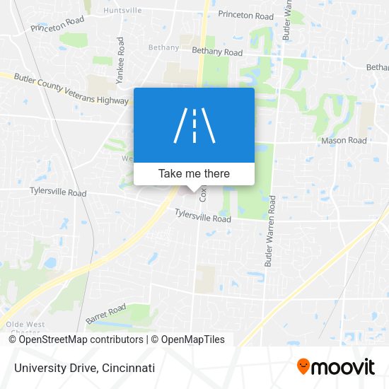 Mapa de University Drive