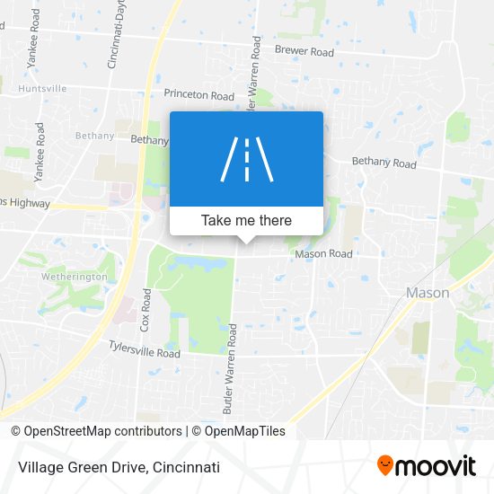 Village Green Drive map