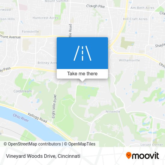 Vineyard Woods Drive map