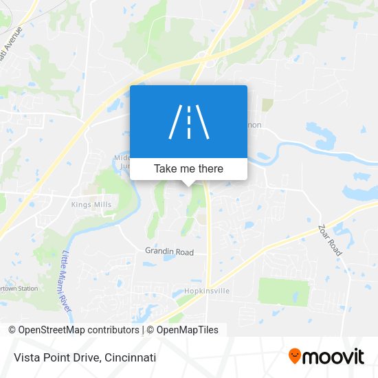 Vista Point Drive map