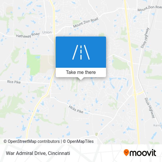 Mapa de War Admiral Drive