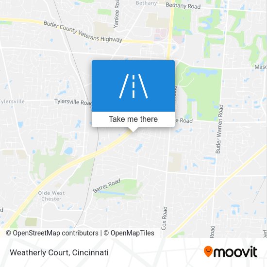 Mapa de Weatherly Court