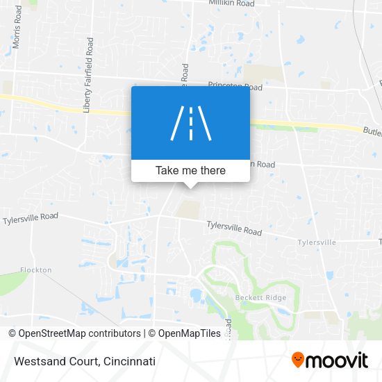 Mapa de Westsand Court