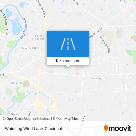 Mapa de Whistling Wind Lane