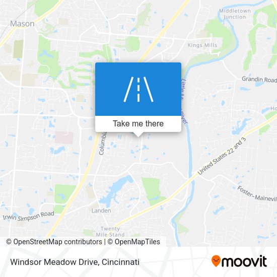 Mapa de Windsor Meadow Drive