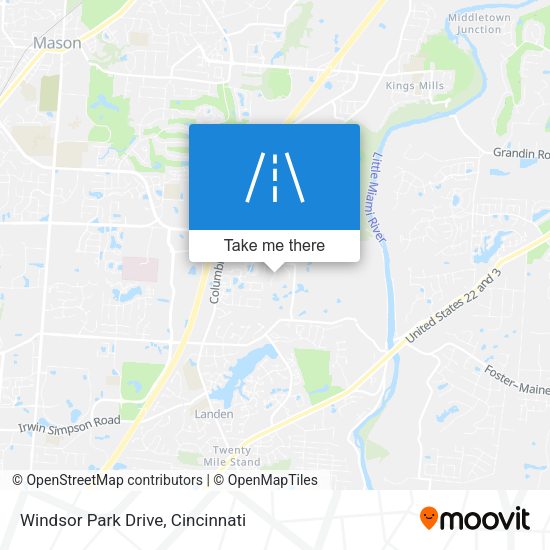 Mapa de Windsor Park Drive