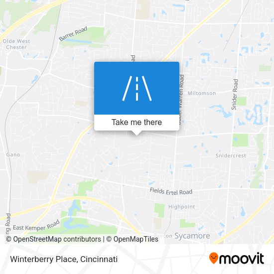 Mapa de Winterberry Place