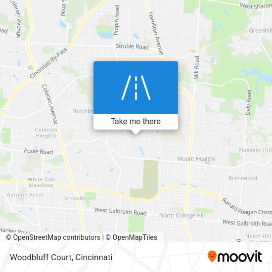 Mapa de Woodbluff Court