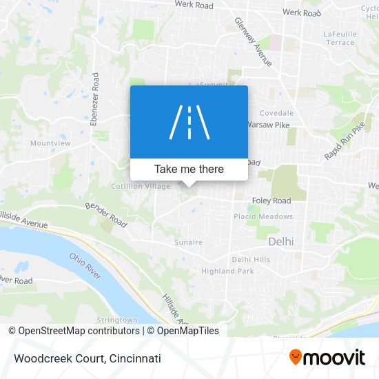 Mapa de Woodcreek Court