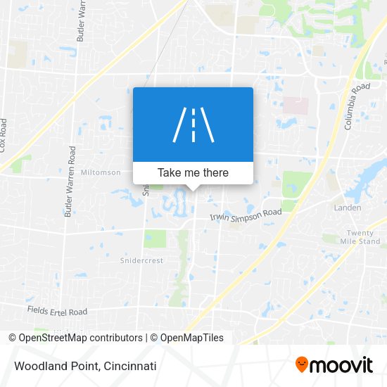 Mapa de Woodland Point