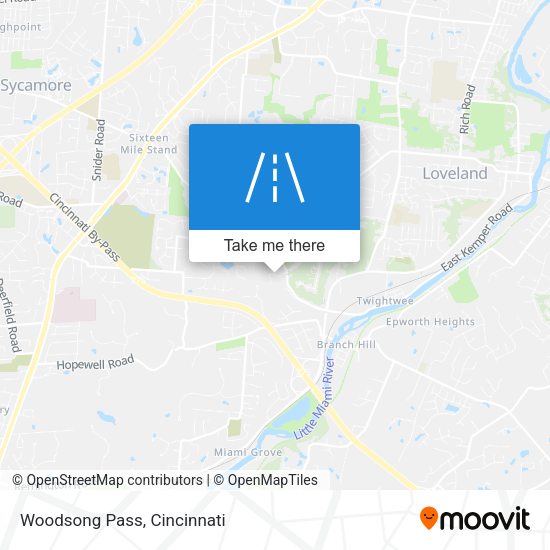Mapa de Woodsong Pass