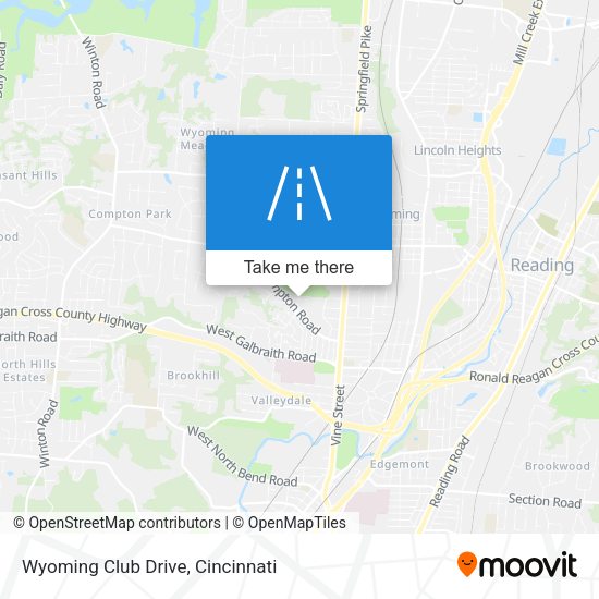 Mapa de Wyoming Club Drive