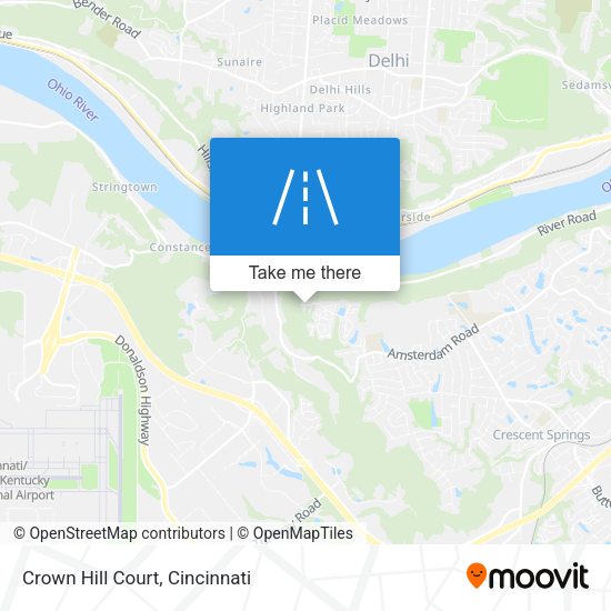 Crown Hill Court map