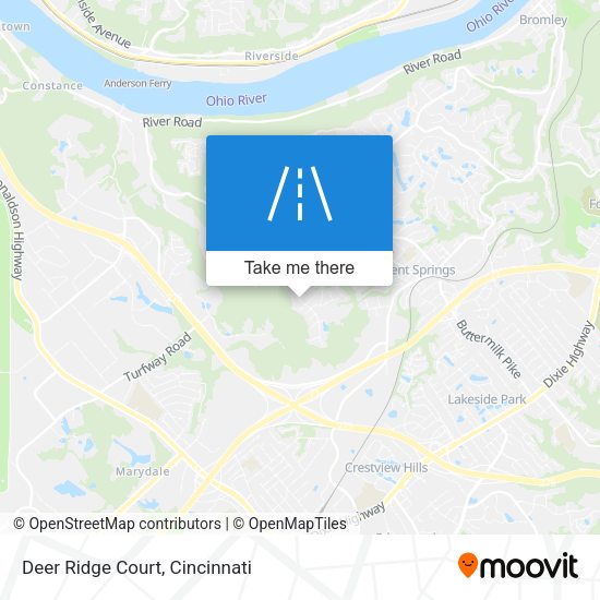 Mapa de Deer Ridge Court