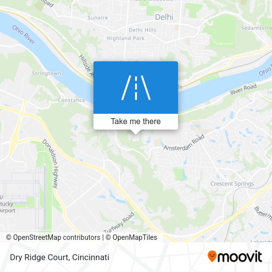 Mapa de Dry Ridge Court