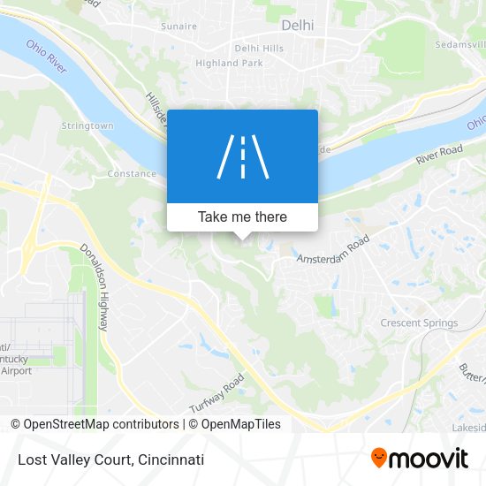 Lost Valley Court map