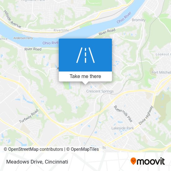 Meadows Drive map