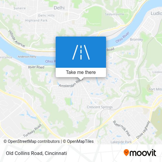 Mapa de Old Collins Road