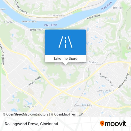 Mapa de Rollingwood Drove
