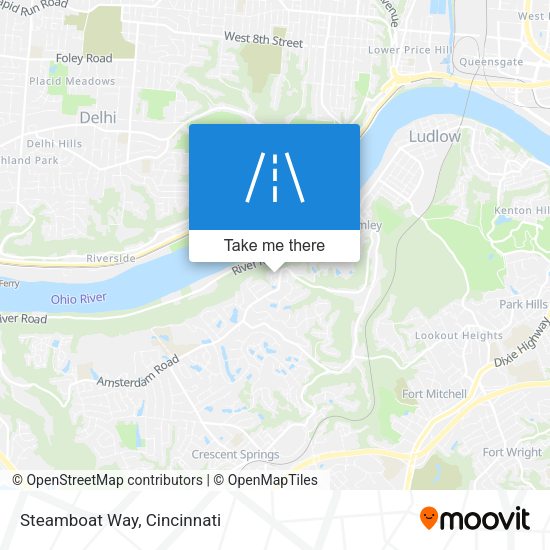 Mapa de Steamboat Way