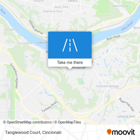 Tanglewood Court map