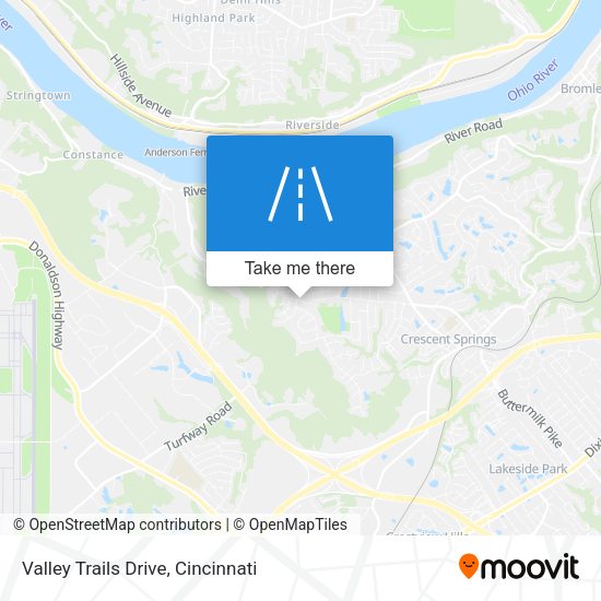 Mapa de Valley Trails Drive
