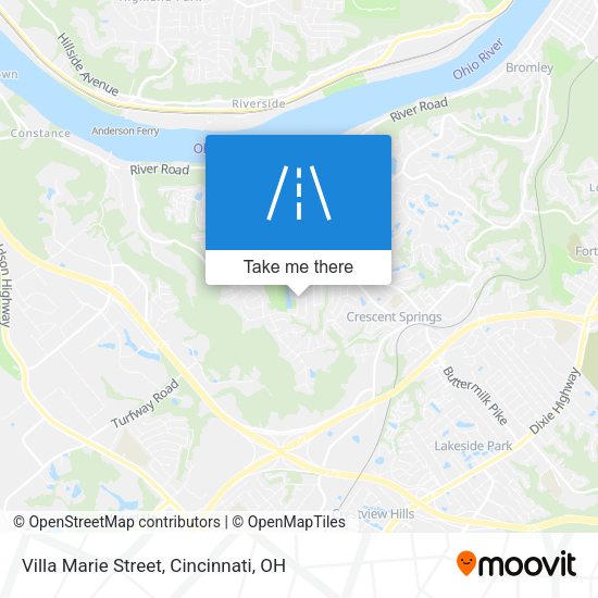 Mapa de Villa Marie Street