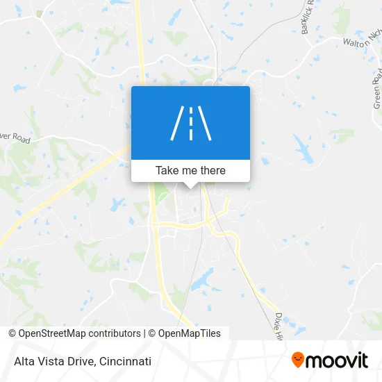 Alta Vista Drive map