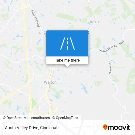 Aosta Valley Drive map