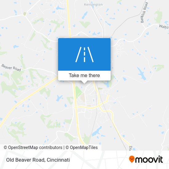 Old Beaver Road map