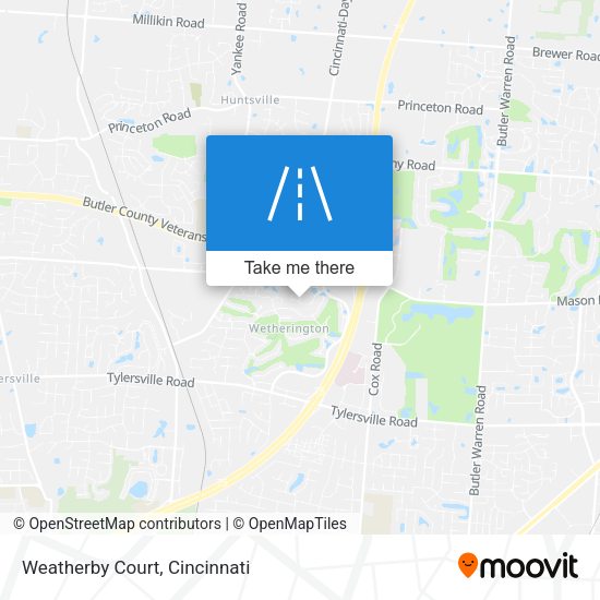 Weatherby Court map