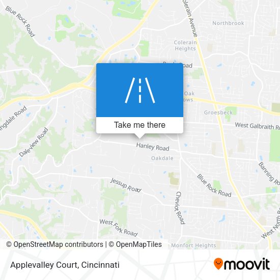 Mapa de Applevalley Court