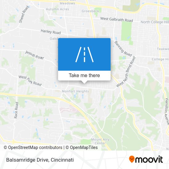 Balsamridge Drive map
