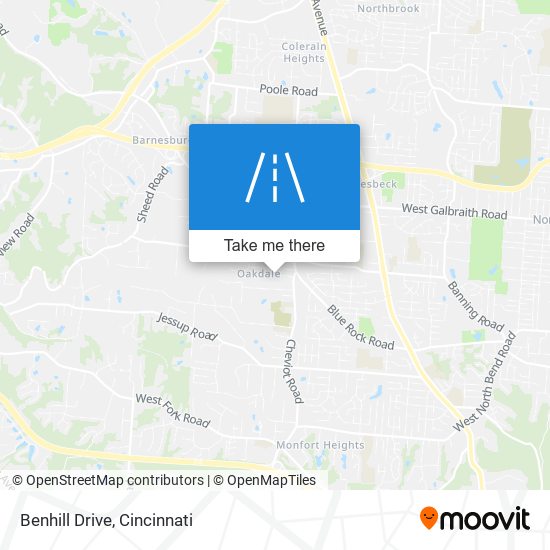 Benhill Drive map