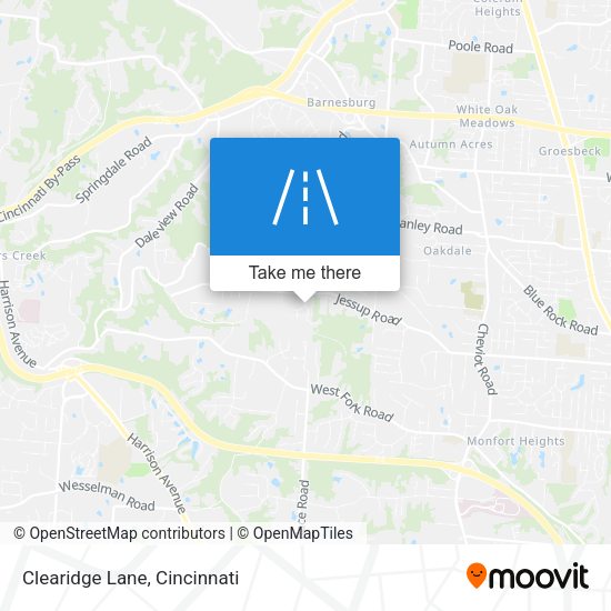 Mapa de Clearidge Lane