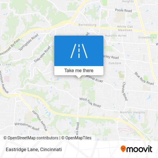 Mapa de Eastridge Lane