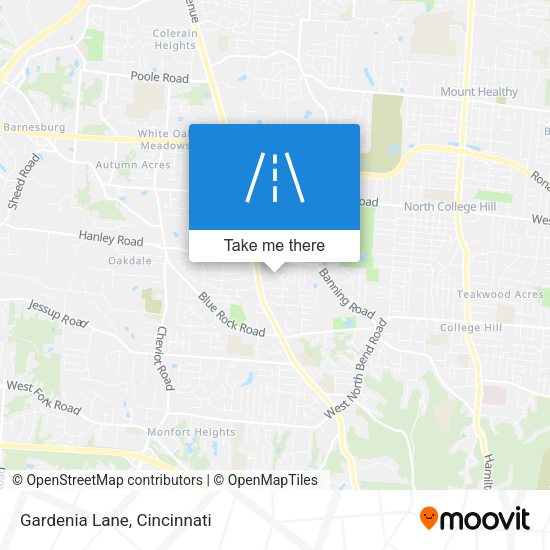 Gardenia Lane map