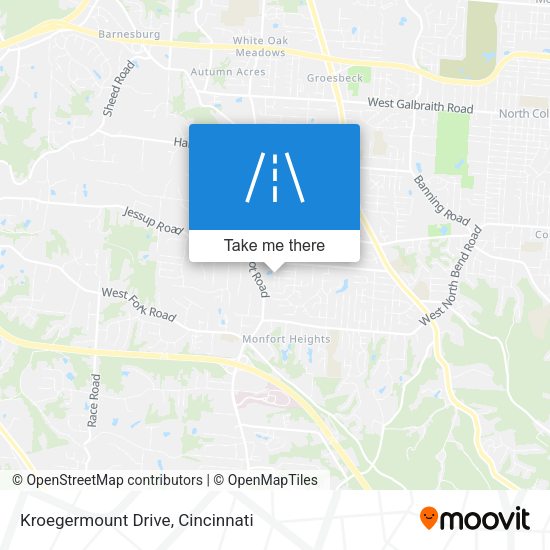 Kroegermount Drive map