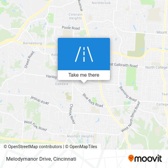 Mapa de Melodymanor Drive