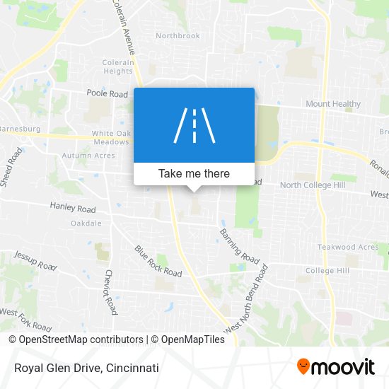 Royal Glen Drive map